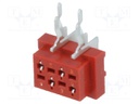 Socket; wire-board; female; PIN: 4; THT; on PCBs; 30V; 1A; -40÷105°C