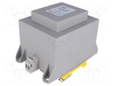 Transformer: encapsulated; 160VA; 230VAC; 24V; 6.67A; Mounting: DIN
