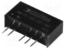 Converter: DC/DC; 1W; Uin: 4.5÷5.5V; Uout: 12VDC; Uout2: -12VDC; SIP7