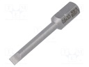 Screwdriver bit; slot; 3,5x0,6mm; Overall len: 39mm