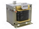 Transformer: mains; 500VA; 400VAC; 230V; Leads: terminal block