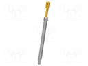 Test needle; Operational spring compression: 4mm; 20A; Ø: 2mm