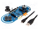 Dev.kit: Arduino; uC: ATMEGA32U4; ICSP,USB B micro,pin strips