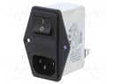 Connector: AC supply; socket; male; 2A; 250VAC; IEC 60320; -25÷85°C