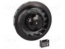 Fan: AC; radial; 230VAC; Ø180x55mm; 450.5m3/h; 64dBA; ball bearing