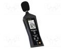 Meter: sound level; LCD; Sound level: 30÷130dB; 31.5÷8000Hz; IP20