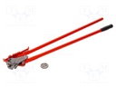 Cutters; for cutting rods; 945mm; 586/6; Thread: M10,M12,M8