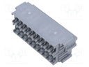 Fuse acces: case; snap-fastener; Body: grey; ways: 20; Mat: PA66