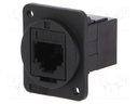 Coupler; FT; Cat: 3; Layout: 6p4c; RJ11 socket,both sides; 19x24mm