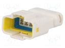 Connector: wire-wire; 560; plug; male; IP67; Locking: latch; white