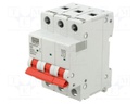Circuit breaker; 230/400VAC; Inom: 20A; Poles: 3; Charact: D; 6kA