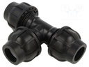 Splice terminal: clamping; 25mm; for PE pipes; Plast