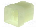 Plug; wire-wire; male; .140 MATE-N-LOK; 6.1mm; PIN: 9; w/o contacts