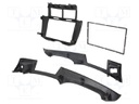 Radio mounting frame; Toyota; 2 DIN; black