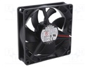 Fan: DC; axial; 92x92x25mm; 99.6m3/h; 39dBA; ball bearing; 3550rpm