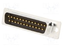 D-Sub; PIN: 25; plug; male; turned contacts; soldering; for cable