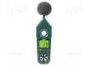 Sound level meter; double LCD; Range: 1÷20klx,35÷130dB; 10÷95%RH