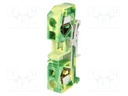 Splice terminal: rail; 0.2÷16mm2; ways: 1; terminals: 2; 800V; 76A