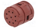 Connector: M23; PIN: 9; soldering; 150V; 7A; Series: EPIC