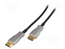 Cable; HDCP 2.2,HDMI 2.0,optical; HDMI plug,both sides; 80m