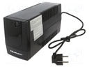 Power supply: UPS; 275x92x140mm; 480W; 850VA; No.of out.sockets: 2