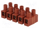 Terminal block; screw terminal; ways: 5; 4mm2; terminals: 10; 400V