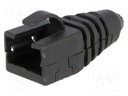 RJ45 plug boot; Colour: black