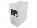 Inverter; Max motor power: 1.5kW; Usup: 200÷240VAC; 0÷400Hz; IN: 7