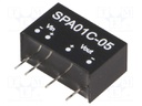 Converter: DC/DC; 1W; Uin: 36÷75V; 5VDC; Iout: 20÷200mA; SIP6; 3g