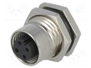 Socket; M12; PIN: 4; female; A code-DeviceNet / CANopen; THT; IP68