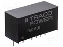 Converter: DC/DC; 6W; Uin: 9÷75VDC; Uout: 12VDC; Uout2: -12VDC; SIP8