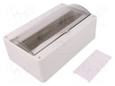 Enclosure: for modular components; IP30; Mounting: wall mount