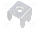 Straight; Plating: tinned; THT,screw terminal; Contacts: copper