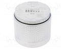 Module: light signaller; transparent; LED; 24VDC; 24VAC; IP66