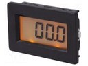 Voltmeter; digital,mounting; 0÷200mV; on panel; snap fastener