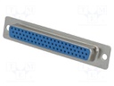 D-Sub HD; PIN: 62; plug; female; straight; soldering; for cable