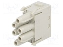 Connector: HAN; module; female; Han Modular E Protected; PIN: 6