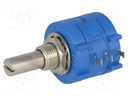 Potentiometer: shaft; multiturn; 1kΩ; 2W; ±5%; 6.35mm; linear