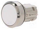 Switch: push-button; Stabl.pos: 1; 22mm; white; Illumin: none; IP67