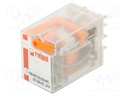 Relay: electromagnetic; DPDT; Ucoil: 230VAC; Icontacts max: 12A