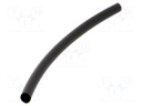 Heat shrink sleeve; glueless; 2: 1; 0.15m; black; polyolefine