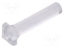 Fiber for LED; 5.8x5.8mm; L: 21.75mm; square; Front: flat; straight