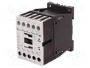 Contactor: 4-pole; NC + NO x3; 230VAC; 4A; DIN; DILA-31; W: 45mm
