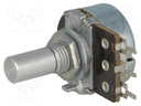 Potentiometer: shaft; single turn; 100kΩ; 200mW; ±20%; THT; 6mm