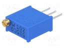Potentiometer: mounting; multiturn; 1kΩ; 500mW; THT; ±10%; linear