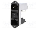 Connector: AC supply; socket; male; 2A; 250VAC; IEC 60320; -25÷85°C