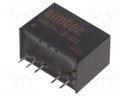 Converter: DC/DC; 3W; Uin: 4.5÷18V; 12VDC; Iout: 250mA; SIP6; 3.85g