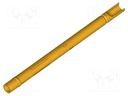 Test probe socket; Contact plating: gold-plated; soldered