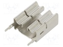 Heatsink: moulded; TO220; natural; L: 11mm; W: 22mm; H: 24mm; 19.5K/W