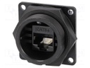 Socket; RJ45; DC; PIN: 8; Cat: 5e; Layout: 8p8c; IP67,IP68; IDC